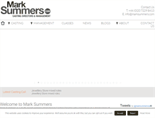 Tablet Screenshot of marksummers.com